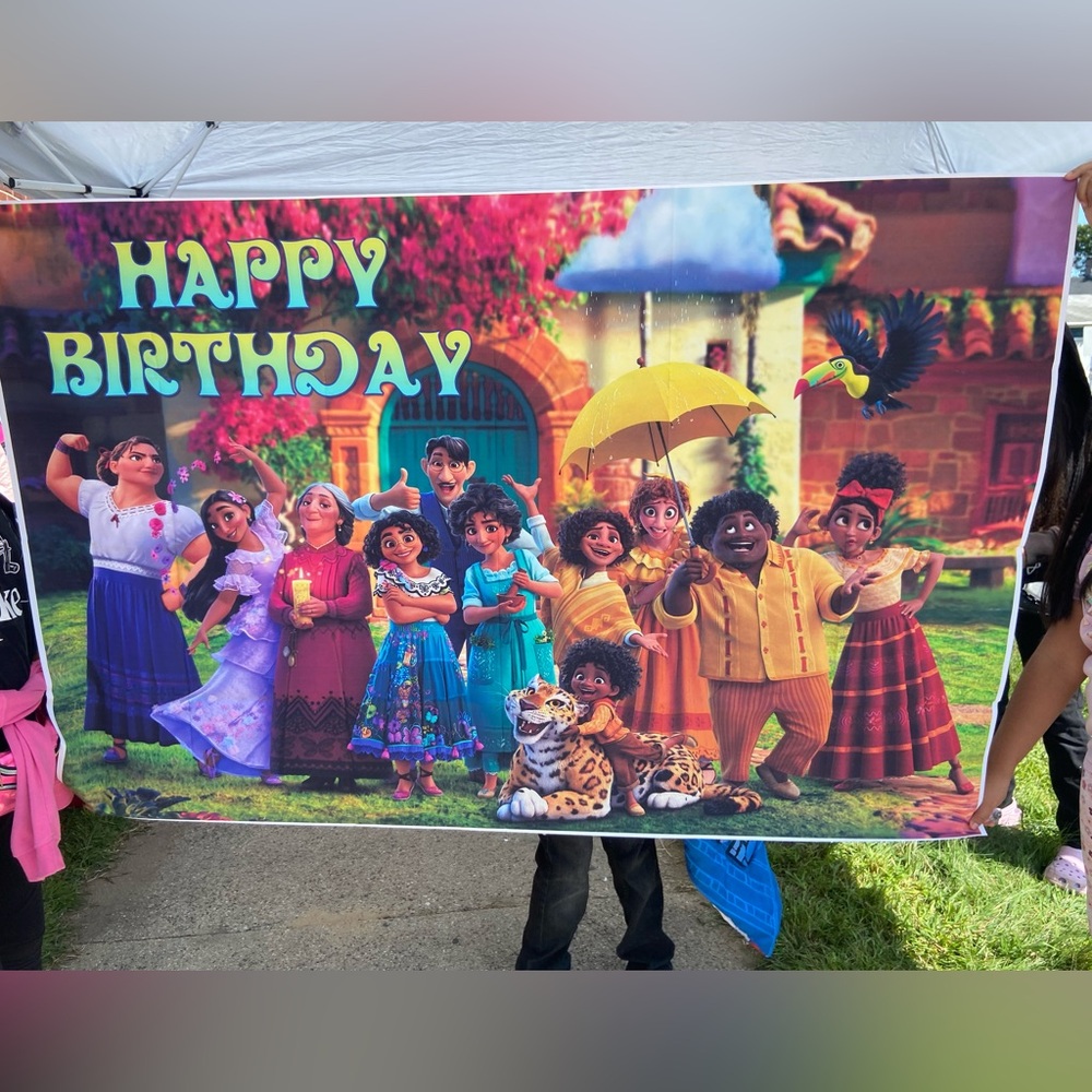 Encanto Birthday Party Backdrop
